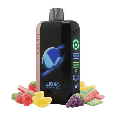 WAKA Jupiter 50000 Puffs 50mg - Sour Fruit Gummy - Disposable Vape 5% WAKA Jupiter 50000 Puffs 50mg - Sour Fruit Gummy - Disposable Vape 5%