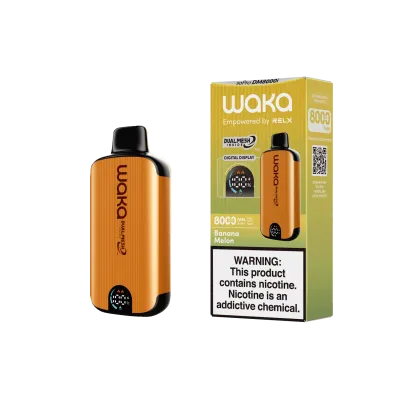 WAKA soPro DM8000i 8K Puffs - Banana Melon - Disposable Vape WAKA soPro DM8000i 8K Puffs - Banana Melon - Disposable Vape