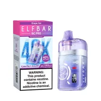 Barre glacée ELF BC40000 PRO - Raisin glacé 5% - Rechargeable