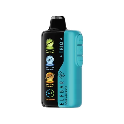 ELF BAR Trio 40000 – Sour Apple Ice 5%