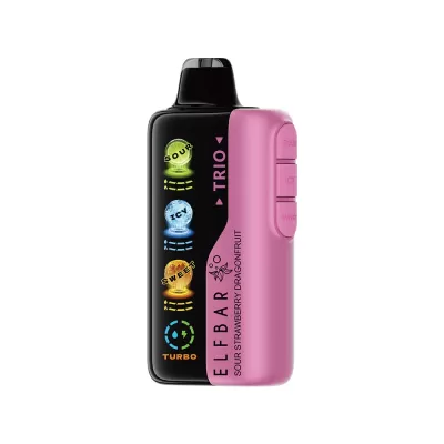 ELF BAR Trio 40000 – Sour Strawberry Dragonfruit 5%