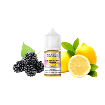 ELFLIQ 50mg 30ml (Blackberry Lemon) - E-liquid Nicotine Salt 5% ELFLIQ 50mg 30ml (Blackberry Lemon) - E-liquid Nicotine Salt 5%