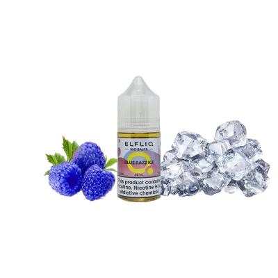 ELFLIQ 50mg 30ml (Blue Razz Ice) - E-liquid Nicotine Salt 5% ELFLIQ 50mg 30ml (Blue Razz Ice) - E-liquid Nicotine Salt 5%