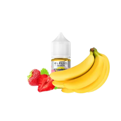 ELFLIQ 50 mg 30 ml (Erdbeer-Banane) – E-Liquid mit 5 % Nikotinsalz