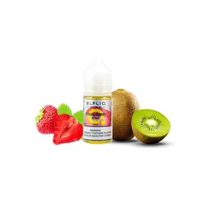 ELFLIQ 50mg 30ml (Fresa kiwi) - Líquido electrónico con sales de nicotina al 5%