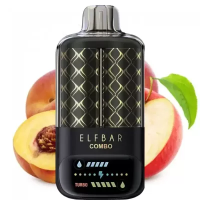 ELF BAR COMBO 25000 - APPLE & JUICY PEACH 5% - RECHARGEABLE ELF BAR COMBO 25000 - APPLE & JUICY PEACH 5% - RECHARGEABLE