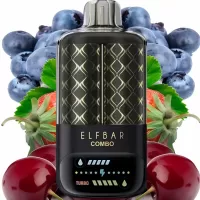 ELF BAR COMBO 25000 - HEIDELBEERE, SAURE HIMBEERE UND KIRSCHE 5% - WIEDERAUFLADBAR