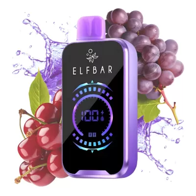 ELF BAR FS18000 - GRAPE CHERRY 5% - RECHARGEABLE ELF BAR FS18000 - GRAPE CHERRY 5% - RECHARGEABLE