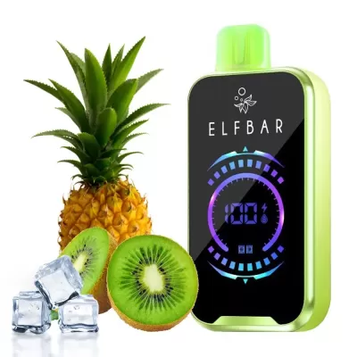 ELF BAR FS18000 - KIWI PINEAPPLE ICE 5% - RECHARGEABLE ELF BAR FS18000 - KIWI PINEAPPLE ICE 5% - RECHARGEABLE