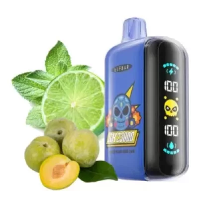ELF BAR GH23000 - GREEN PLUM SOUR LIME 5% - RECHARGEABLE ELF BAR GH23000 - GREEN PLUM SOUR LIME 5% - RECHARGEABLE