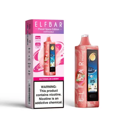ELF BAR PLANET 25000 - WATERMELON CHERRY 5% ELF BAR PLANET 25000 - WATERMELON CHERRY 5%