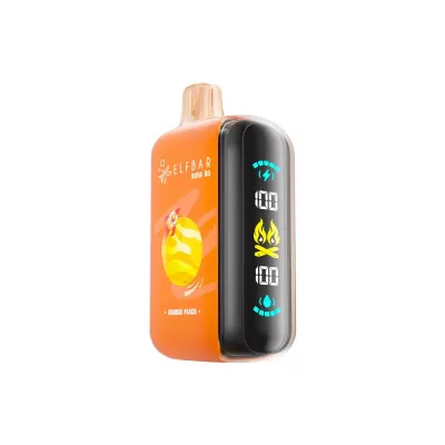 ELF BAR RAYA D3 25000 - MANGO PEACH 5% - RECHARGEABLE ELF BAR RAYA D3 25000 - MANGO PEACH 5% - RECHARGEABLE
