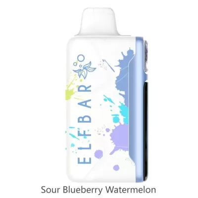 ELF BAR SOUR KING 40000 - SOUR BLUEBERRY WATERMELON 5% - RECHARGEABLE ELF BAR SOUR KING 40000 - SOUR BLUEBERRY WATERMELON 5% - RECHARGEABLE