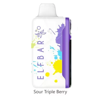 BARRA DE CARAMELO ELF BAR SOUR KING 40000 - TRIPLE FRUTOS ROJOS ÁCIDOS 5% - RECARGABLE BARRA DE CARAMELO ELF BAR SOUR KING 40000 - TRIPLE FRUTOS ROJOS ÁCIDOS 5% - RECARGABLE