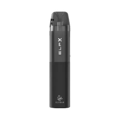 POD System ELFBAR ELFX (Black) - Pod Kit 1000 mAh E-cigarette (0,6 & 0,8 Ohm)