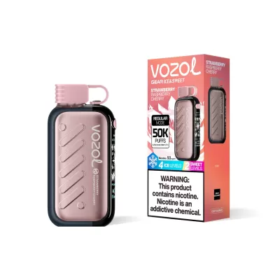 VOZOL GEAR Ice & Sweet 50K - Fresa, Frambuesa, Cereza, 5% Nicotina