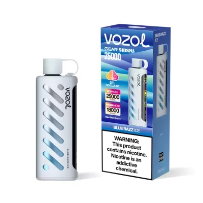 VOZOL GEAR 25000 - BLUE RAZZ ICE 5% NICOTINE VOZOL GEAR 25000 - BLUE RAZZ ICE 5% NICOTINE