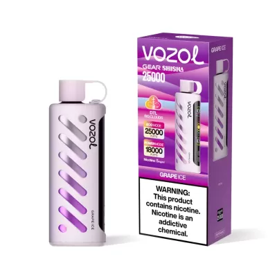 VOZOL GEAR 25000 - GRAPE ICE 5% NICOTINE VOZOL GEAR 25000 - GRAPE ICE 5% NICOTINE