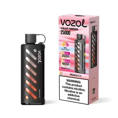 VOZOL GEAR 25000 - PÊCHE GLACÉE 5 % NICOTINE VOZOL GEAR 25000 - PÊCHE GLACÉE 5 % NICOTINE