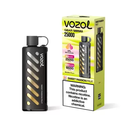 VOZOL GEAR 25000 - FRUIT DE LA PASSION DOUX 5 % NICOTINE VOZOL GEAR 25000 - FRUIT DE LA PASSION DOUX 5 % NICOTINE