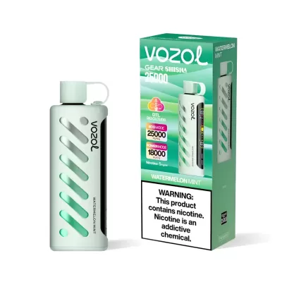 VOZOL GEAR 25000 - PASTÈQUE MENTHE 5 % NICOTINE VOZOL GEAR 25000 - PASTÈQUE MENTHE 5 % NICOTINE