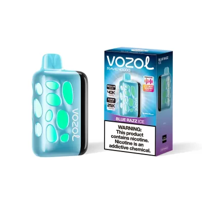 VOZOL RAVE 40K - Blue Razz Ice  5% NICOTINE