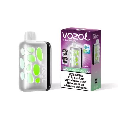 VOZOL RAVE 40K - Peach Raspberry Lemonade 5% NICOTINE